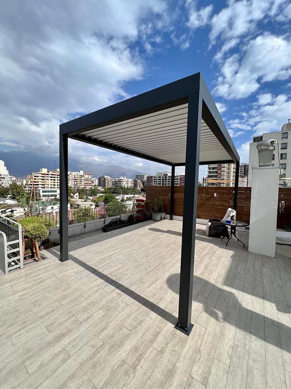 pergolas bioclimáticas instalación La Serena